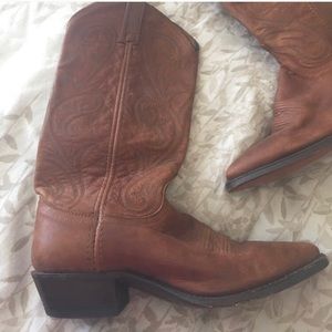 Genuine Leather Dan Post Boots Sz 6